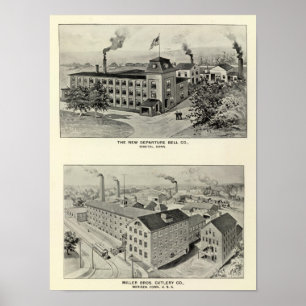 Póster Partida nova Bell Co, cutelaria Co de Miller Bros