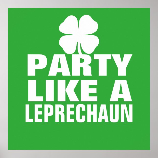 Poster Partido Como um Leprechaun (Frente)
