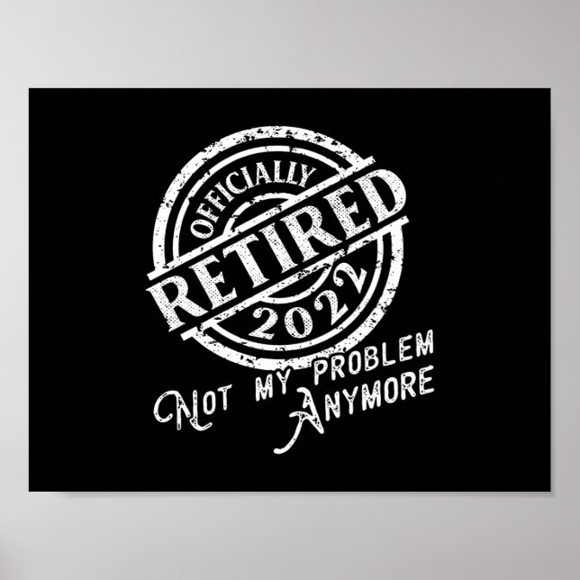 Poster Partido da Reforma Oficialmente Aposentado em 2022 (Frente)