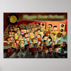 Poster Partido da reggae do chefe mais grande