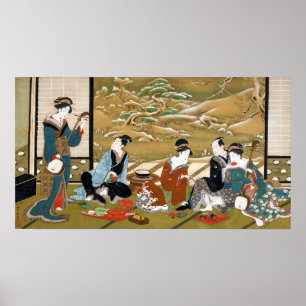 Poster Partido de inverno no Japão