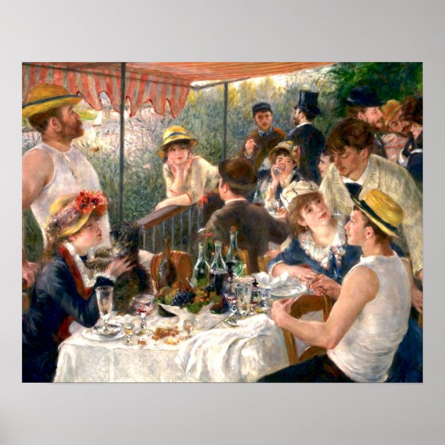 Poster Partido do Barco Renoir French Luncheon (Frente)