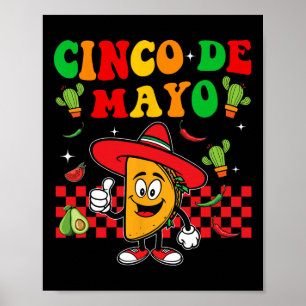Poster Partido Fiesta Cinco De Mayo Mexicano