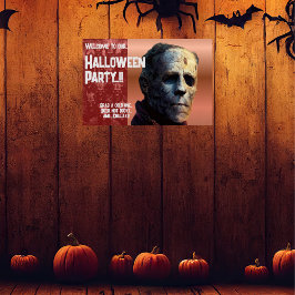 Poster Partido Frankenstein Halloween