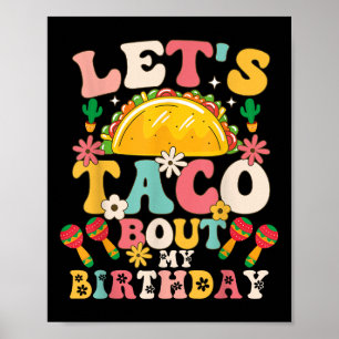 Poster Partido Mexicano Cinco de Mayo deixa o taco dar um