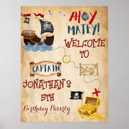 Poster Partido Pirata Custa bem-vindo