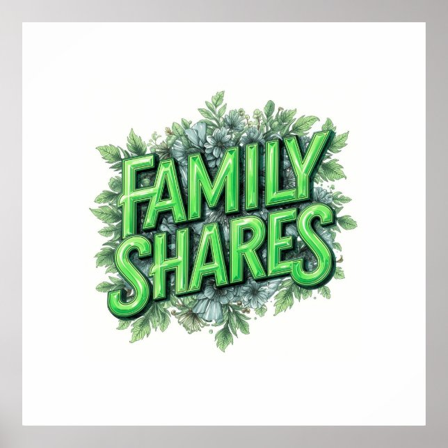 Poster Partilhas Familiares (Frente)