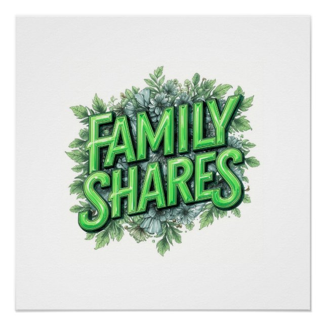 Póster Partilhas Familiares (Frente)