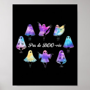 Poster Pas De Boo-rée Balé Engraçado Fantasma Dança Hallo