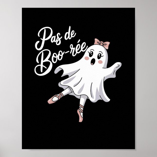Poster Pas De Boo-rée Funny Byllet Fantasma Dança de Hall (Frente)