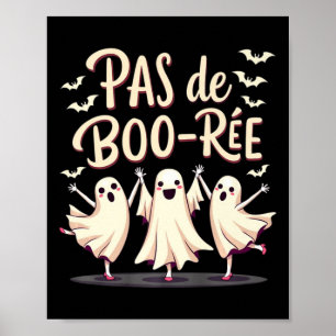 Poster Pas De Boorée Ghost Balé Dançando Halloween