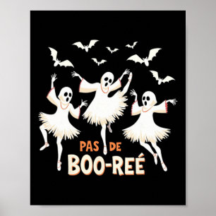 Poster Pas De Boorée Ghost Balé Dançando Halloween