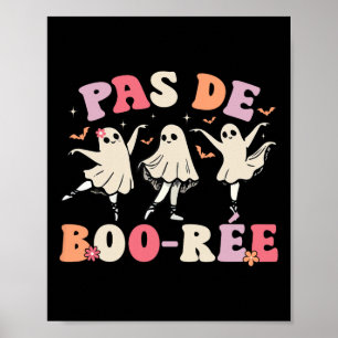 Poster Pas De Boorée Ghost Balé Dançando Halloween