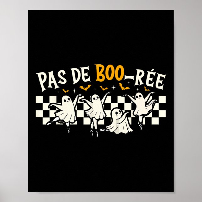 Poster Pas De Boorée Ghost Balé Dançando Halloween (Frente)