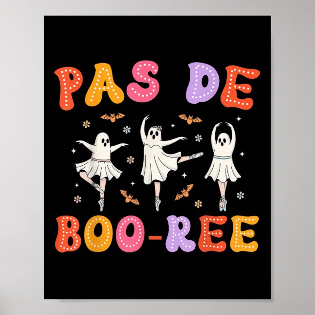 Poster Pas De Boorée Ghost Balé Dançando Halloween (Frente)