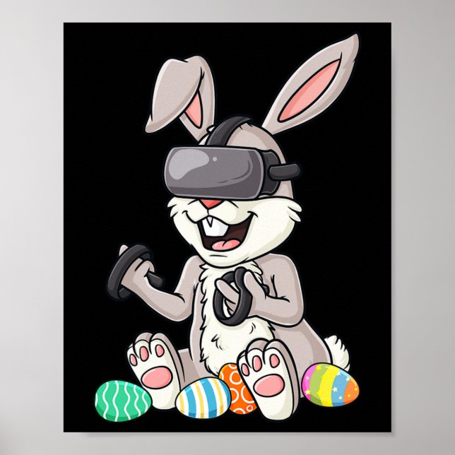 Poster Páscoa Coelhinhos Brincadeiras Ovos Jogo Jovens Ra (Frente)