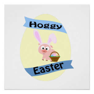 Póster Páscoa de Hoggy!
