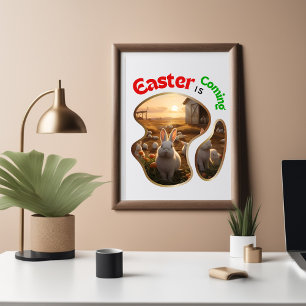 Póster Páscoa está chegando - Páscoa