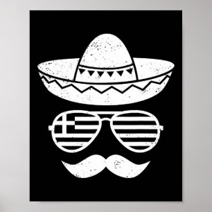 Poster Páscoa Grega Sungles Cinco De Mayo Mexicano Crianç