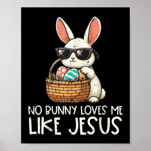 Poster Páscoa Sem Coelhinho Me Ama Como Jesus Cristão