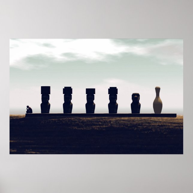 Póster Pascua Boliche Rapa Nui (Frente)