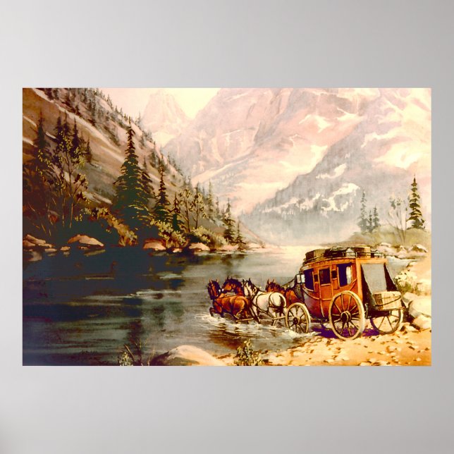 PÓSTER PASSAGEIRO DE STAGECOACH ATRAVÉS DE SHARON SHARPE (Frente)