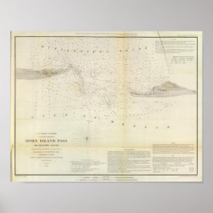 Póster Passagem da ilha do chifre