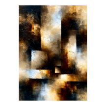 Passagem de Bronze Texturizado Geométrico Abstrato