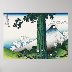 Poster Passagem de Mishima na Província de Kai