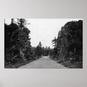 Póster Passagem de Stevenson, estrada norte do banco da