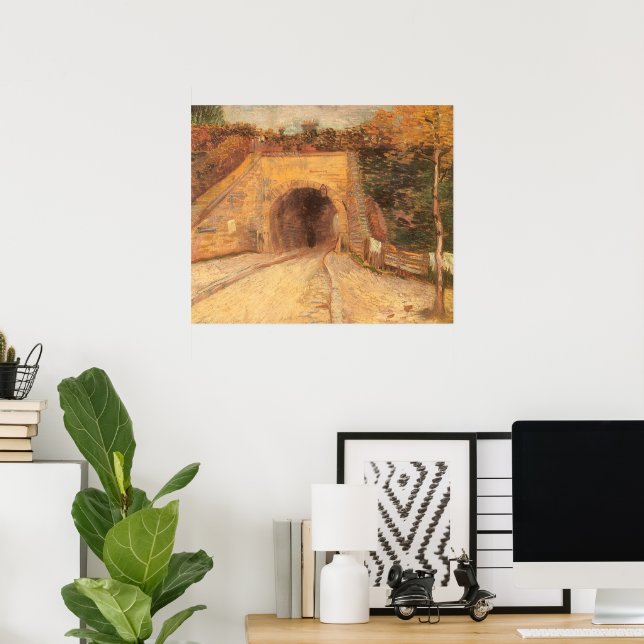 Póster Passagem Inferior da Estrada, Viaduto por Vincent  (Escritório em casa)