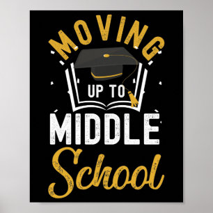 Poster Passando Para A Escola Secundária