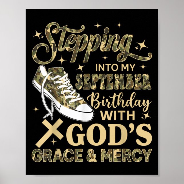 Poster Passando Para O Meu Aniversário De Setembro. (Frente)