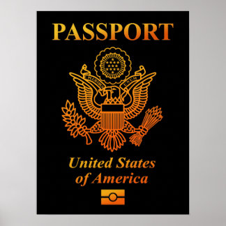 PÓSTER PASSAPORTE (EUA)
