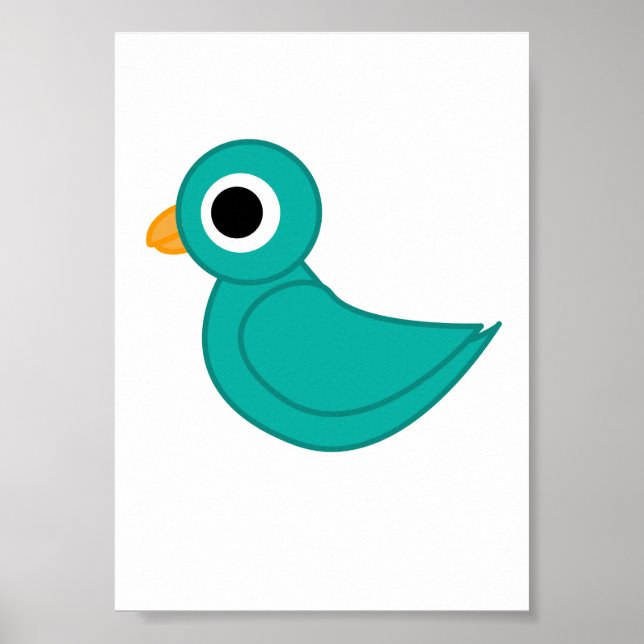 Poster passarinho (Frente)