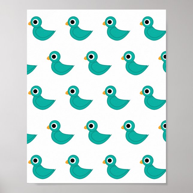 Poster pássaro (Frente)