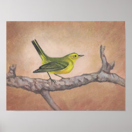 Poster Pássaro Amarelo