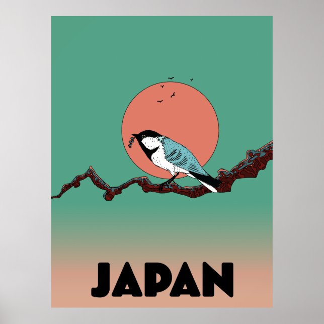 Poster Pássaro canoro da manhã cedo (Frente)