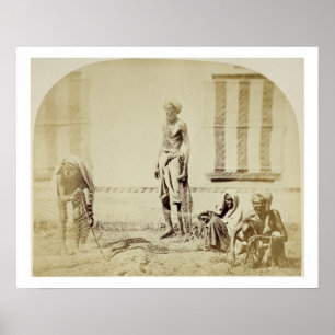 Poster Pássaro-Coletores, baixa casta Hindus em Deli, 19