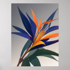 Poster Pássaro da Flor do Paraíso