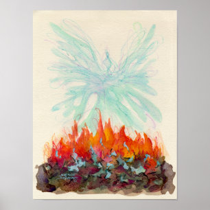 Poster PÁSSARO de PHOENIX por SHARON SHARPE