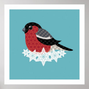 Póster Pássaro do Natal