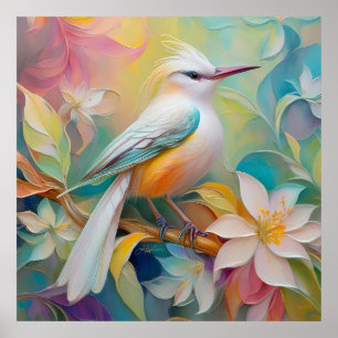 Poster Pássaro Fantasia De Ouro Atropelado