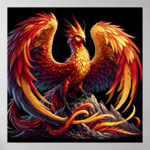 Poster Pássaro Fênix