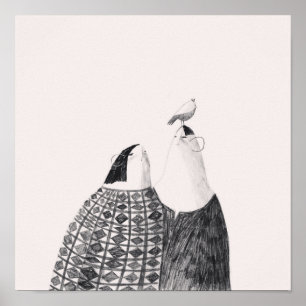 Poster Pássaro na cabeça