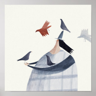 Poster Pássaro na cabeça