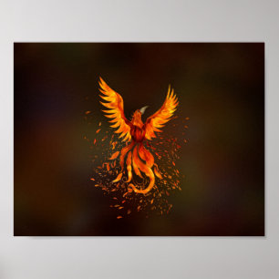 Poster Pássaro Phoenix Ascensão