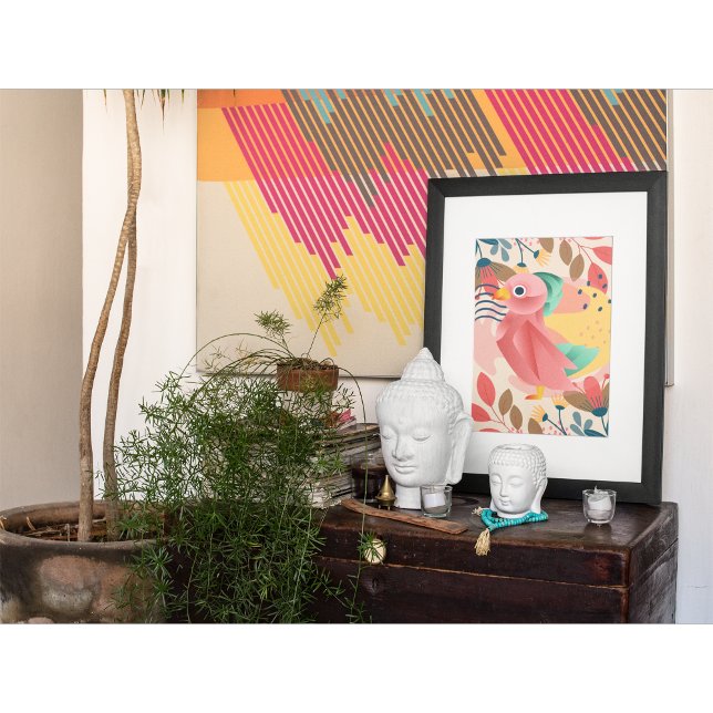 Póster Pássaro Tropical No Paraíso (Criador carregado)