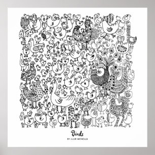 Poster Pássaros