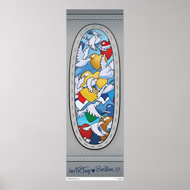 Poster - Pássaros ao Amor (Frente)